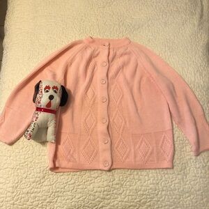 Pastel vintage cardigan 1960s 1970s